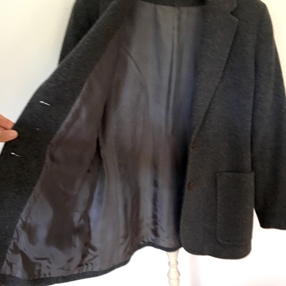 Cashmere wool blend blazer - Picture 13 of 16